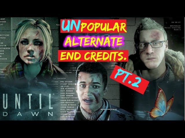 UNpopular Alternate End Credits part 2: Jess, Chris, and Matt ALONE | Until Dawn