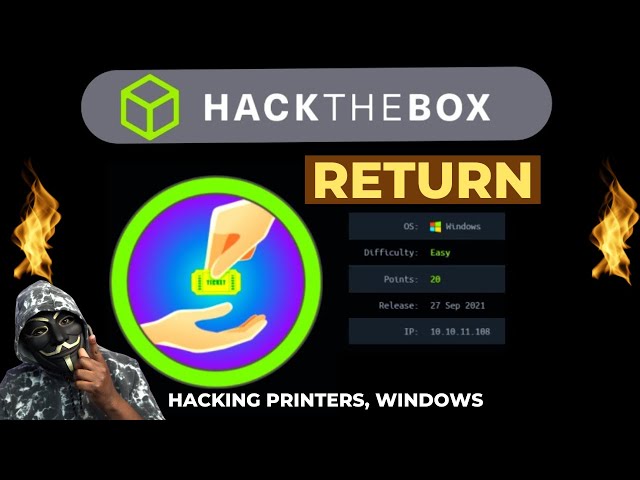 Hackthebox Return Walkthrough - Windows OSCP like