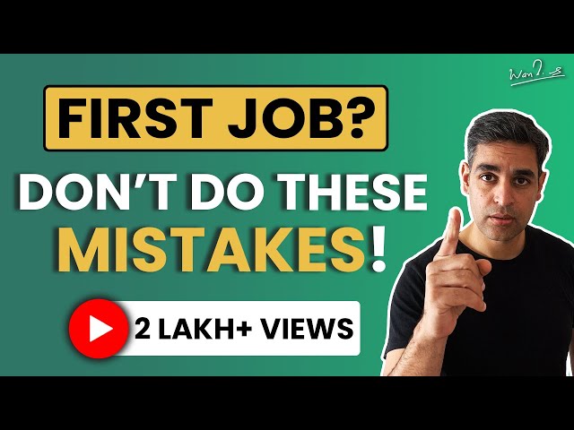 First Job tips for Beginners | Ankur Warikoo | Jobs advice in Hindi