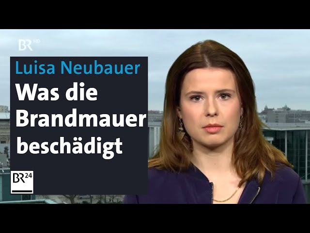 Interview mit Luisa Neubauer: "Wie stabil ist die Brandmauer?" | Kontrovers | BR24