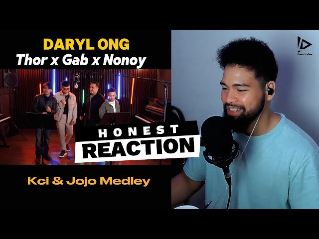Kci & Jojo Medley - Daryl Ong feat. Gab Umali, Thor Dulay, & Nonoy Peña - SINGER HONEST REACTION