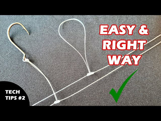 How to tie a PATERNOSTER RIG | DROPPER LOOP easily and correctly