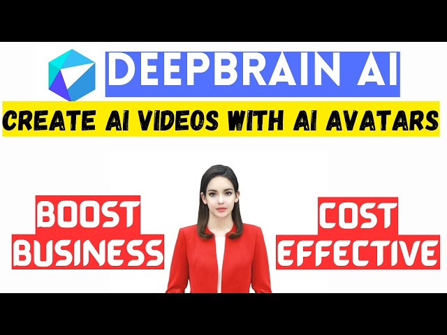 DeepBrain AI | Create AI Videos with Animated Avatars | #ai #artificialintelligence