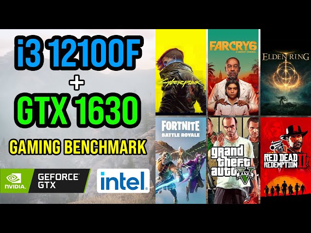 GTX 1630 + i3 12100F | How it performs in Latest Games