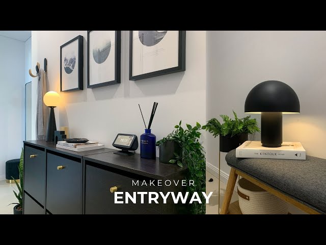 Entry/Hallway Makeover | DIY IKEA Hacks + Rental-Friendly Hardware Upgrade