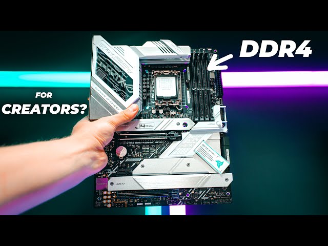 BEST DDR4 motherboard for Z690!? - ASUS ROG Z690 Strix Gaming Wifi D4 Overview #creators