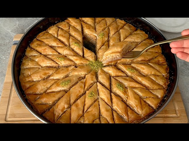 📣EVERYONE WILL BE ABLE TO MAKE BAKLAVA WITH THIS RECIPE ✋🏻 TURKISH BAKLAVA WITH ONLY 4 MERA