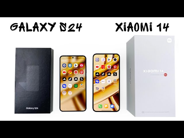 Xiaomi 14 vs Samsung Galaxy S24 - SPEED TEST and Simple Comparison