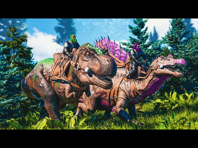 Taming a Rex And Spino | ARK Fjordur | EP 3