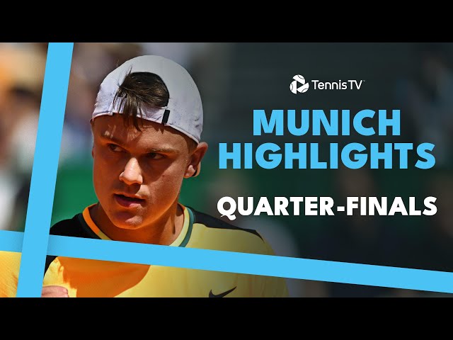Rune Faces Huesler; Zverev, Fritz & More Also In Action | Munich 2024 Quarter-Final Highlights