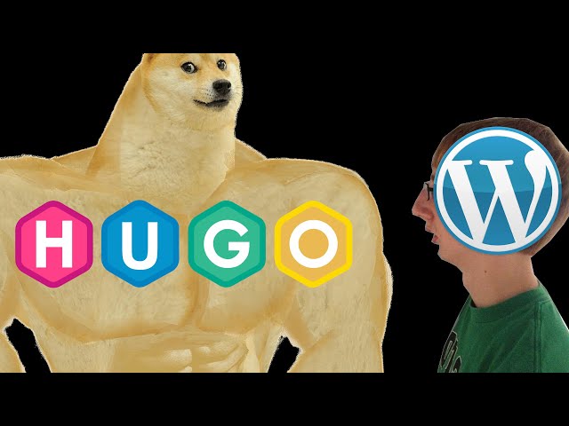 Simple Hugo Shortcodes absolutely MOG pathetic obese Wordpress!