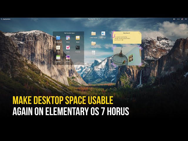 Enable Desktop Icons, Folder, And Sticky Notes on Elementary OS 7 Horus (Latest Version)