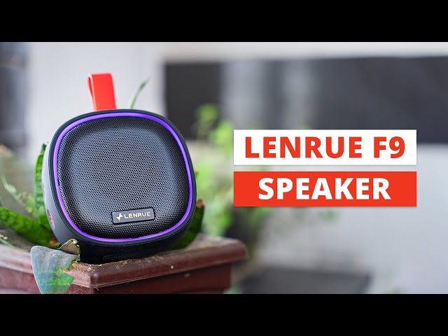 Lenrue F9 Speaker Review - Waterproof Portable Bluetooth Speaker with RGB Light
