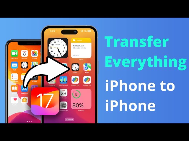 [3 Ways] How to Transfer Everything from iPhone to iPhone After Setup | iOS 17