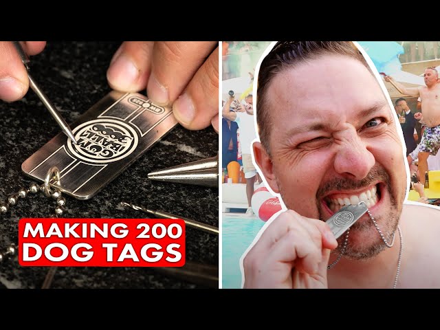 I Made 200 Dog Tags for Gumball