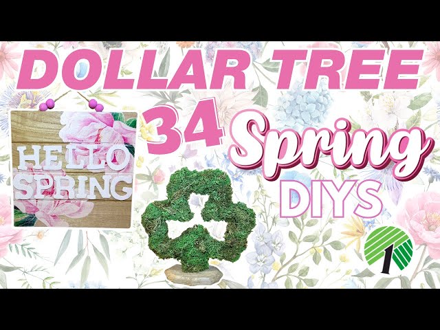 Crafty Spring 2024: 34 Dollar Tree DIYS! Spring, Fairy Gardens & St. Patrick's Day