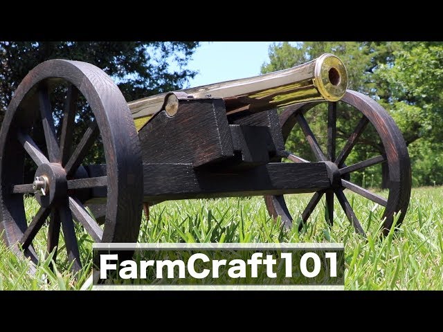 Building a Historic Cannon Replica: The Carriage.  FarmCraft101