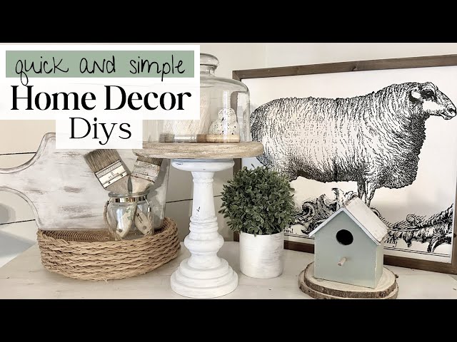 UPSCALE Home Decor Diys You Can Make in an AFTERNOON!