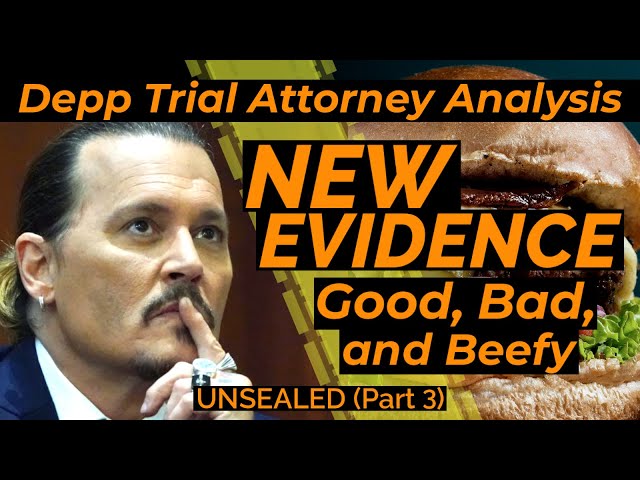 Real Evidence, the Meat of the Unsealing - Depp Trial Attorney Analysis - Unsealed Part 3
