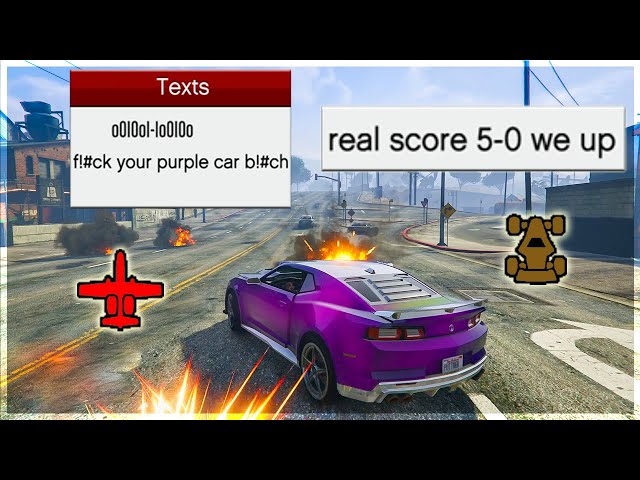 Trolling A Griefer And God Mode Hater With My Vigero ZX on GTA Online