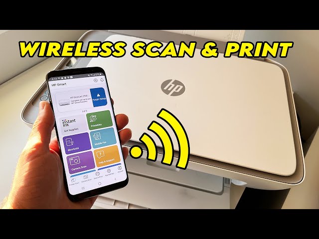 HP Deskjet Printer Wi-Fi Setup to Wireless Scan & Print With any Smartphone