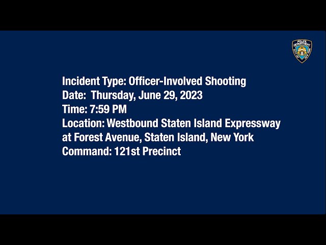 121st Precinct Officer-Involved Shooting June 29, 2023