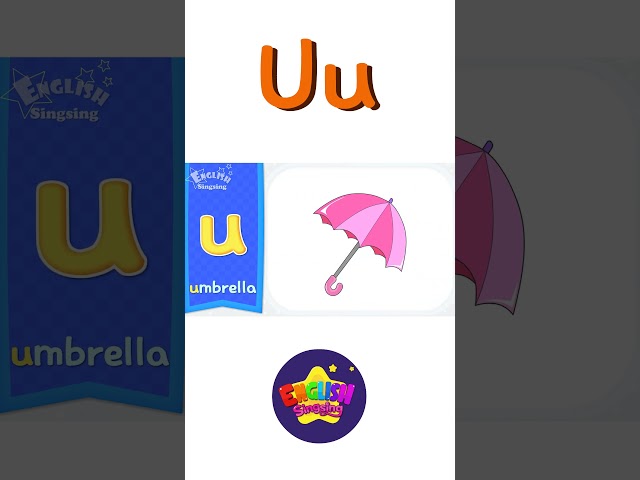 U Phonics - Letter U - Alphabet song | Learn phonics for kids #shorts