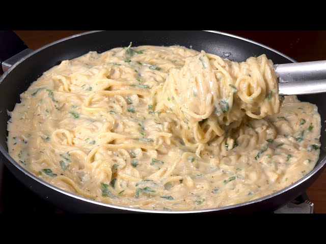 Brilliant pasta trick! You won't believe how delicious it is!! Fast and tasty