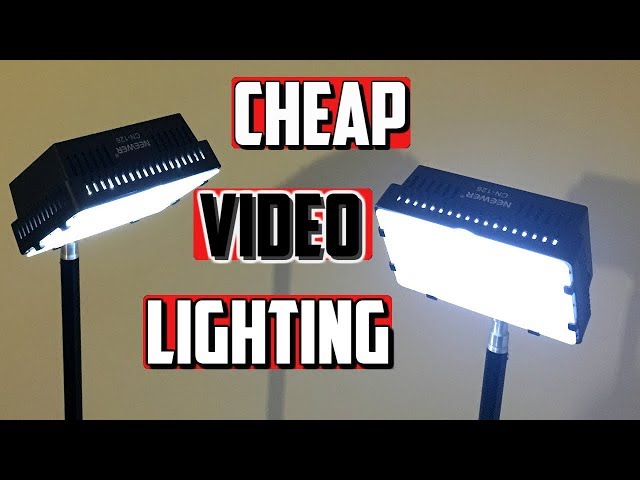Neewer 126 LED Lighting kit Review