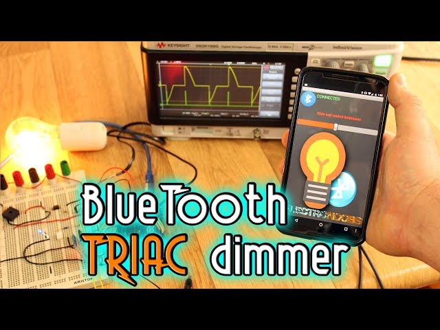 Bluetooth TRIAC AC power control