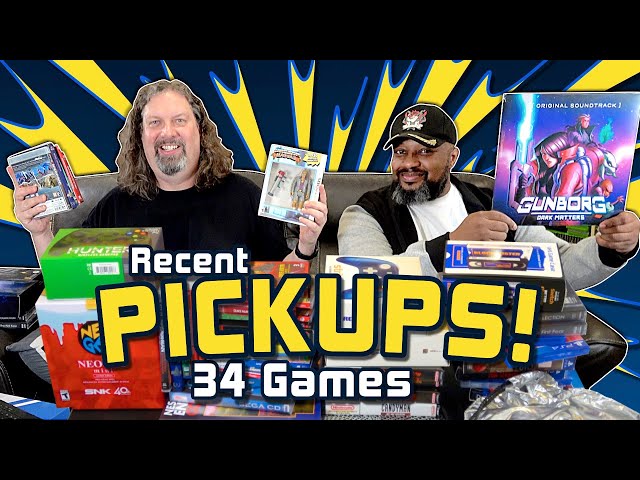 ** LET'S GO! ** GAME PICKUPS: 34 Games (PlayStation, Xbox, Switch, Sega, NES, Arcade)