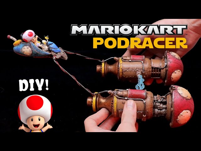 What if TOAD drove a PODRACER in MARIO KART? // Star Wars + Nintendo Kitbash