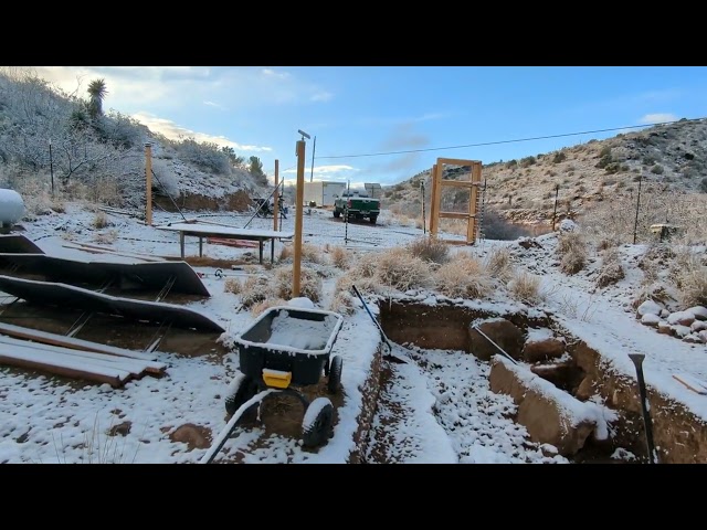 2/11/24 Snowy Homesteading in New Mexico.