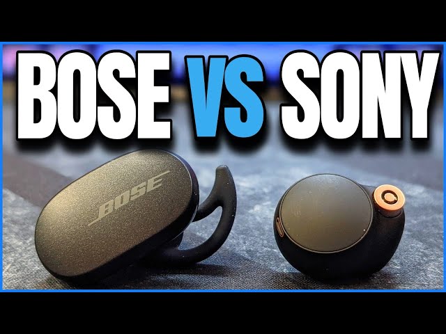 Sony WF-1000XM4 vs Bose QuietComfort Earbuds