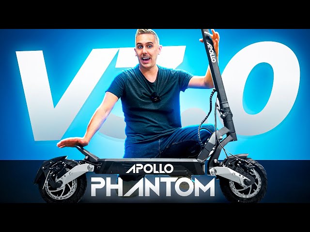The MOST Comfortable Scooter - Apollo Phantom v3 Review