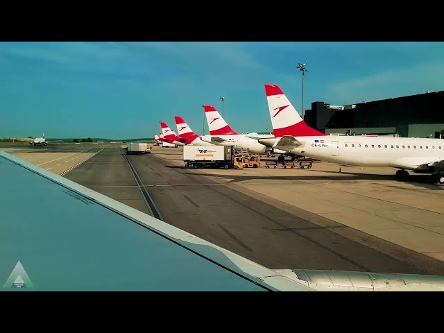 Stockholm to Vienna A321 Austrian Airlines - Takeoff & Landing - 4k 60fps UHD