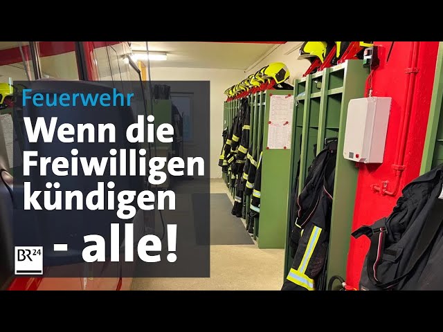 Seit 20 Jahren kein neues Feuerwehrhaus: Ehrenamtliche treten gemeinsam zurück | Abendschau | BR24