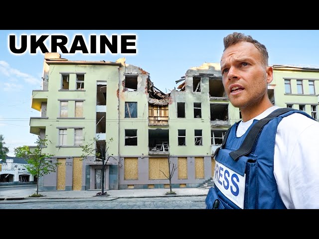 Inside East Ukraine War Zone (surrounded by bombing)