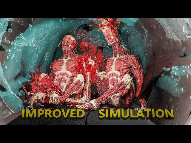 HUMAN BODIES vs IMPLOSION animation