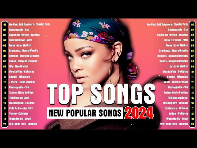 Trending Hits 2024 - Best Pop Music Playlist on Spotify 2024 -Taylor Swift, Adele, Miley Cyrus