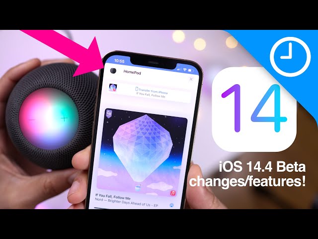 iOS 14.4 Beta Changes/Features: New HomePod mini Handoff experience!