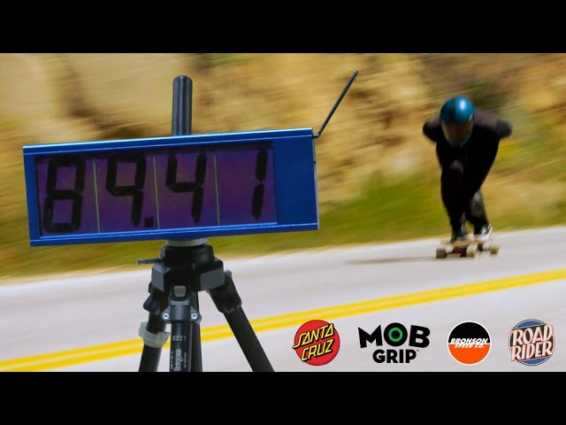 FASTEST SKATEBOARDER EVER! 89.41 mph/143.89 km/h - Kyle Wester