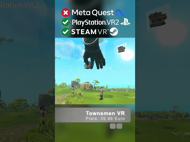 PSVR 2 Games: Townsmen VR | #shorts #psvr2 #psvr2games #vr #virtualreality