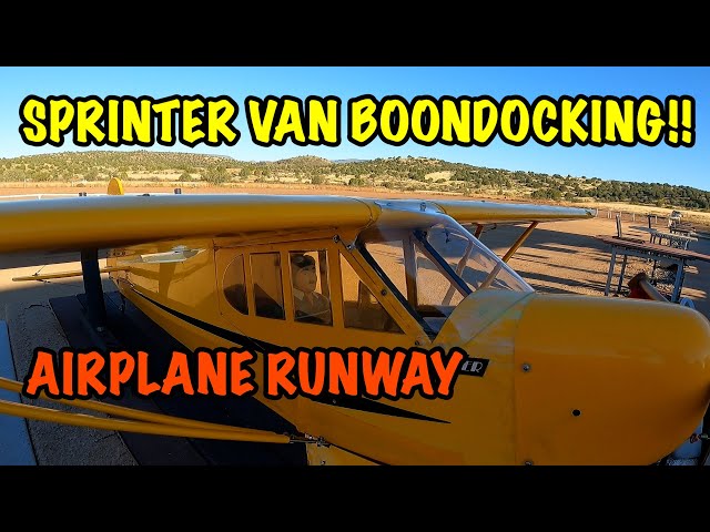 Sprinter 4X4 Boondocking...a SURPRISE encounter with PILOTS!