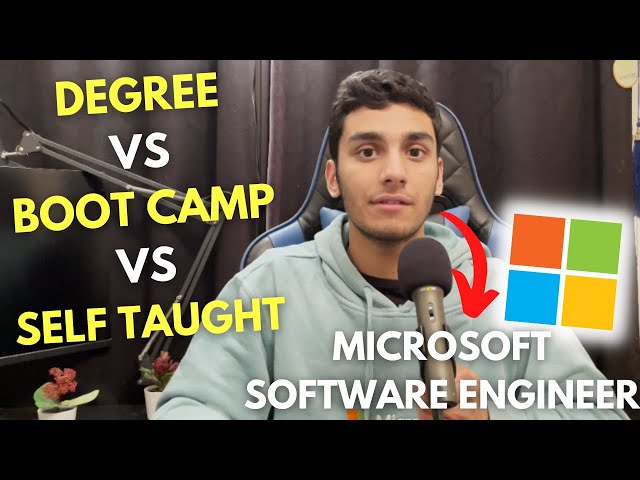 CS Degree vs Coding Bootcamp vs Self Taught (ft. Microsoft SWE)