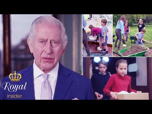 King Charles' Christmas Message Features Catherine, William & Children's Emotional Volunteer Work