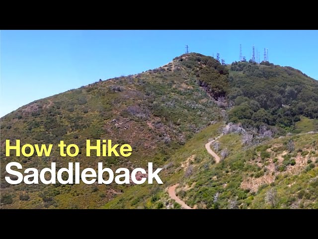 How to Hike Saddleback Mountain (Santiago Peak)