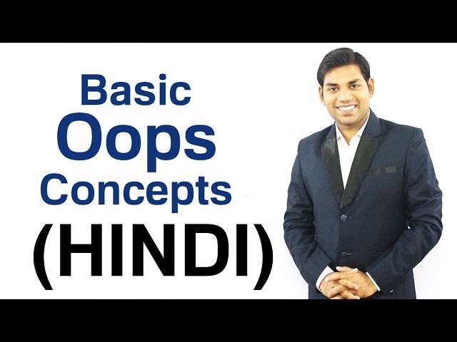 Basic Concepts of Object Oriented Programming (HINDI)