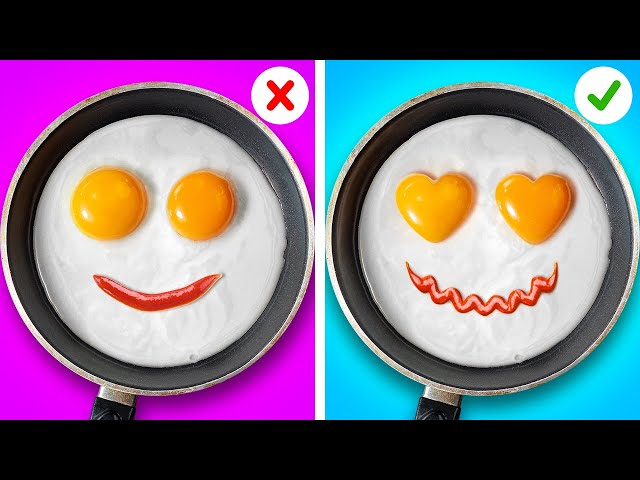 YUMMY FOOD HACKS AND GENIUS KITCHEN TRICKS || Funny Cooking Tips by 123 GO! LIVE