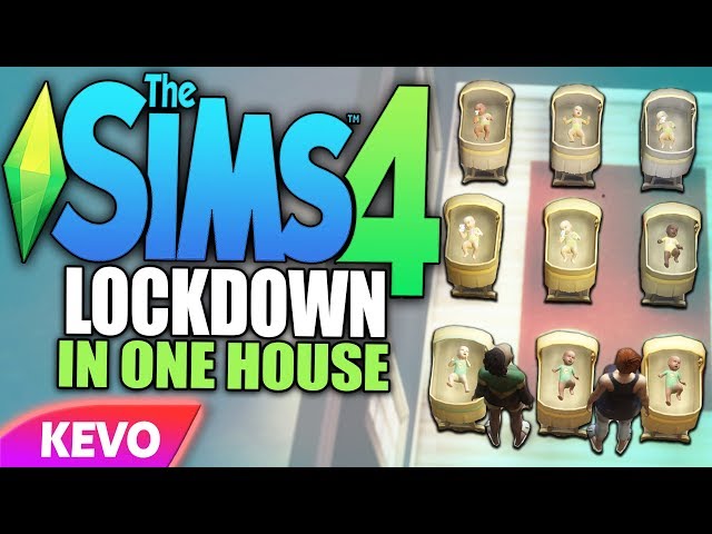 Sims 4 but I put the neighborhood into lockdown in one house
